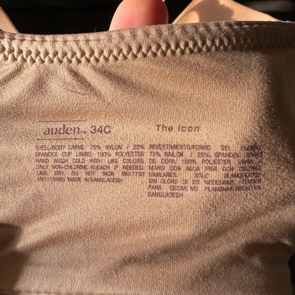 Auden 34C Nude Color Bra - Picture 3 of 3